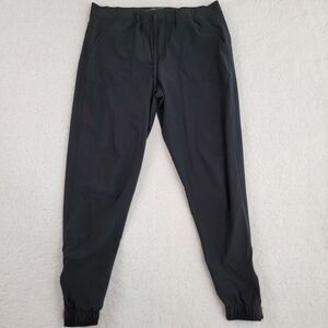 Albion Black Jetsetters Joggers with Ankle Zipper Size XS